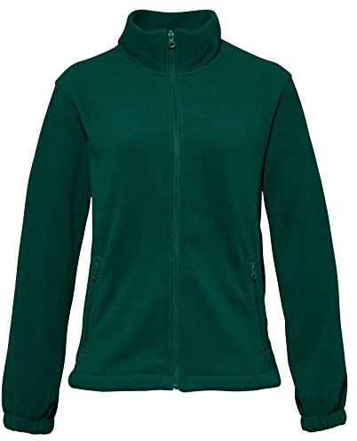 2786 Women's Full-Zip Fleece Jacket, Green (Bottle 000), 12 (Size:Medium)
