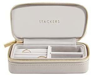 Stackers Taupe Medium Travel Jewellery Box