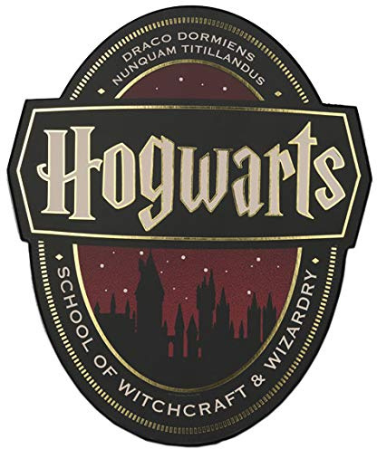 Harry Potter Welcome to Hogwarts Holz-Wanddekoration, Vintage-Hary-Potter-Wandkunst für Schlafzimmer oder Filmzimmer