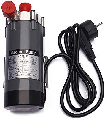 Haushalt Braupumpe, MP-15RM Magnetische Bierpumpe, Edelstahl 304 Lebensmittelqualität, Hohe Temperatur, 220V europäischer Standard Stecker, 1/2 Gewinde…