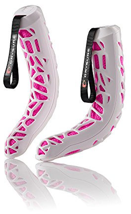 DRYSURE Extreme Stiefeltrockner | ohne Strom oder Wärme | ideal für alle Stiefel inkl. Motorrad, Ski, Snowboard, Wandern & Wandern (Weiß & Pink)