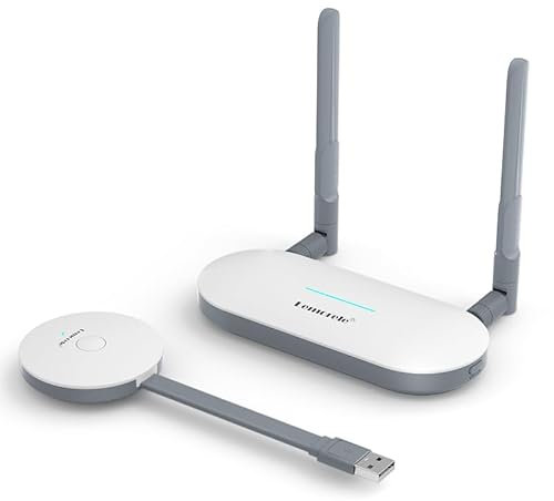 Lemorele Émetteur et Récepteur Sans Fil HDMI 164ft/50m - Transmission 5G Double Écran Avec VGA et USB A pour Streaming Audio/Vidéo Vers Moniteur, Projecteur, HDTV