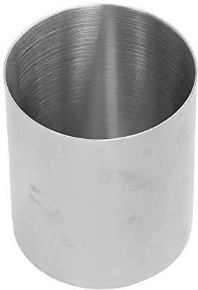 Make-up-Pinselhalter, Organizer, Edelstahl, Bleistiftbecherhalter, Schreibwarenbehälter, Aufbewahrungsbox, Multifunktionaler Aufbewahrungsbecher für Zuhause, Büro, Schreibtisch(Edelstahlfarbe)