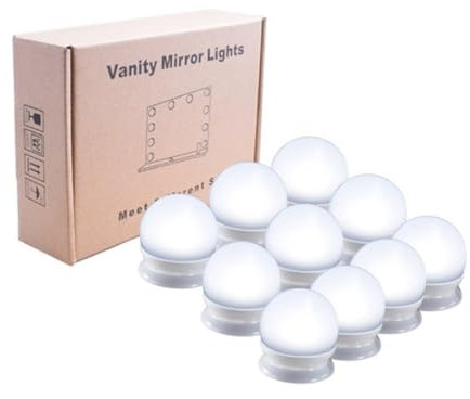 HOMSFOU 10St LED-Spiegelleuchte Spiegellichtleiste LED-Lampen led vanity mirror light Make-up-Spiegelleuchten LED-Kosmetikspiegelleuchte Schminktisch Schminkspiegel Licht füllen