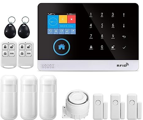 Generic Alarma WiFi inalámbrica Tuya Smart House App Control – Sistema de alarma de seguridad antirrobo para una protección completa