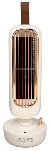 Mwrode Ventilador De Torre Portátil Mini Escritorio Humidificador Enfriamiento Spray Ventilador USB Circulador De Aire Pequeño Exquisito para Estudiante Oficina Hogar Blanco