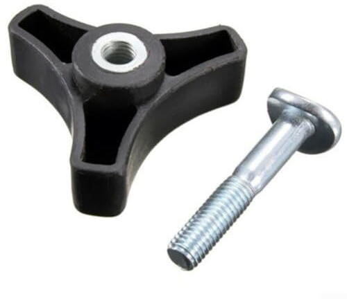 Universal Handle Bar Wheel Knob And Bolt for Lawn Mower Compatible with For 2 Pieces
