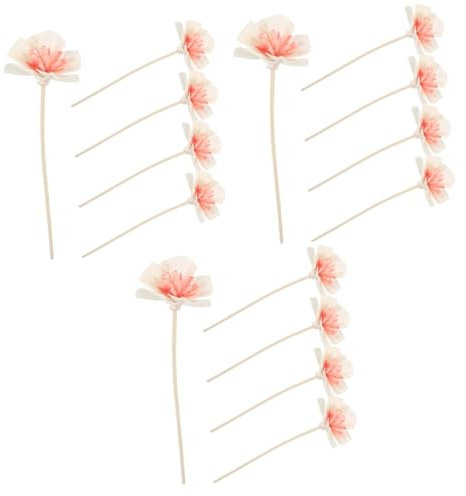 DIYEAH 15piezas Varillas De Aromaterapia De Flores para Difusor De Fragancia Decoración Natural Hogar y Ambientes Aromas y Duraderos