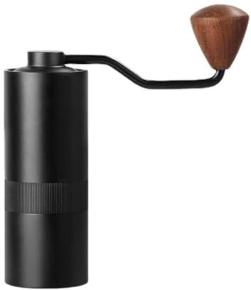BMDOZRL Macinacaffè Manuale Macinacaffè a manovella Macinacaffè Portatile Macinacaffè con capacità di 15 g Macinacaffè Staccabile in Acciaio Inossidabile(B)