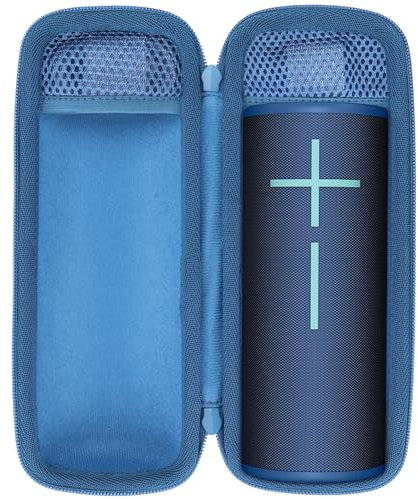 Lebakort Hart Tasche Hülle Etui für Ultimate Ears Boom 4 /Boom 3 wasserdichter Bluetooth-Lautsprecher (Blau)