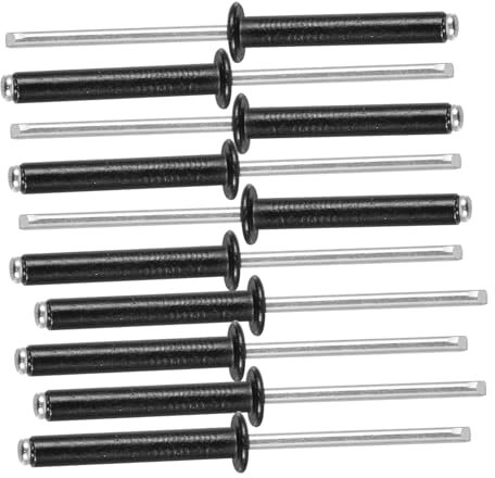 SOLUSTRE 50stücke Aluminium Blindnieten Pop Nieten Mit Flansch Für Metallbefestigung Mit Aufbewahrungsbox