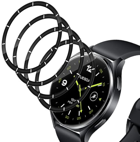 Haofun Pellicola Protettiva per Xiaomi Watch 2 TPU Film, [4 Pezzi] HD Schermo Antigraffio Senza Bolle, TPU Schermo Pellicola, Auto Guarigione, Facile da Installare