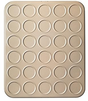 SkyPOOU Teglie antiaderenti per macaron multifunzione a 30 fessure per una produzione rapida e uniforme dei biscotti