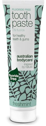 Dentifricio senza fluoruro – riduce la placca, protegge le gengive e fornisce un respiro fresco a lungo. Cura dentale delicata ma efficace