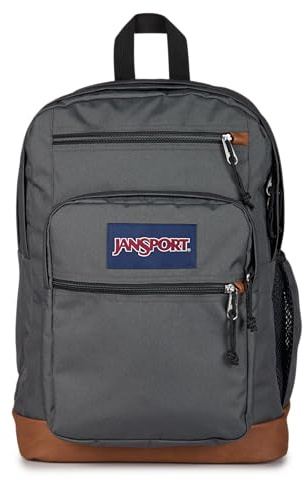 JanSport 34L Cool Backpack – 15-inch Laptop Sleeve, Smokey Grit | Ergonomic Straps, Waterbottle Pocket, Campus Weekender Travel Rucksack