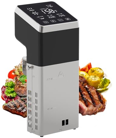 Commercial Sous Vide Precision Cooker 1400W | Fast-Heating Immersion Circulator | Thermal Sous Vide Machine with Accurate Temperature & Timer | IPX7 Waterproof | Quiet | For Restaurants & Home Kitchen