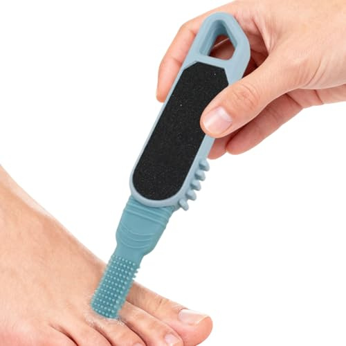 Calluses Eliminator – Silicone 21.7 x 4.5 x 2 cm | Foot Brush | Anti-Callous Foot File | Silicone Foot Cleaner Brush for Dead Skin Removal and Pedicure Care