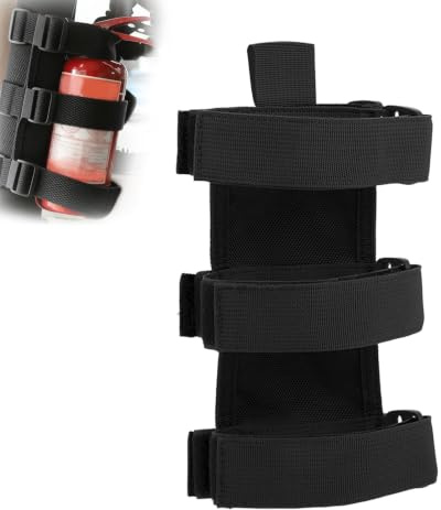 MospdyGear Tragbare Feuerlöscher Halterung Universal mit einfacher Montage | Kompakt & tragbar. Schnelle Montage ohne Bohren. Ideal für Auto Wohnmobil SUV LKW & Jeep Wrangler