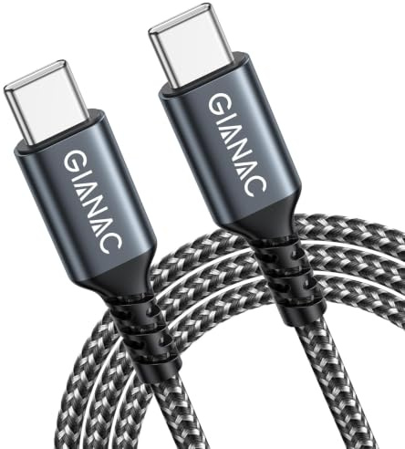 Cable USB C Carga Rapida [1M] 60W PD Cable USB C a USB C para iPhone 17/16 | Cable Carga Rapida Tipo C para iPhone 17/16/15Pro,Macbook Pro/Air,Galaxy S21+/S21,Google Pixel,iPad Pro,Huawei