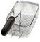Lacor - R69135A - Cestillo para freidora Ergo, Acero Inoxidable 18/10, 23,5 x 14 x 8,5 cm, Uso Profesional, Durabilidad y Resistencia