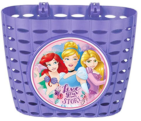 Disney Kinder Fahrradkorb Princess, Mehrfarben, S, 9204