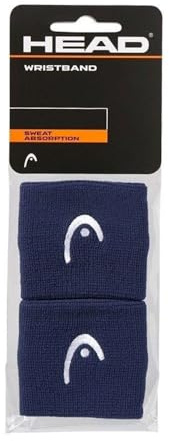 HEAD Unisex vuxna 2,5 svettband, blå, en storlek