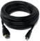 SYSTEM-S Cavo HDMI da 10 m Maschio a Micro Maschio, Adattatore in Nero