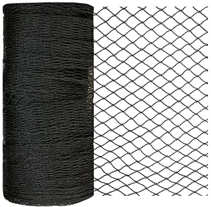 Junkogo Bird Netting 7.5x100 Ft, 1/2In Mesh Heavy Duty Garden Netting Pest Barrier for Plants, Fruit Trees, Vegetables, Extra Strong Woven Mesh Netting, Animal Fencing Against Birds, Deer, Poultry