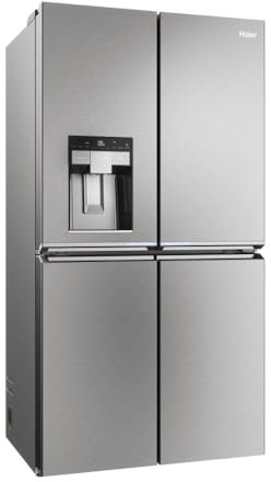 Haier CUBE 90 SERIE 7 HCR7918EIMP Kühl-Gefrierkombination / Edelstahl-Front / Eis- & Wasserspender / Absolute Ice / ABT Pro / Air Surround / Switch Zone / MyZone / Daylight / Total No Frost