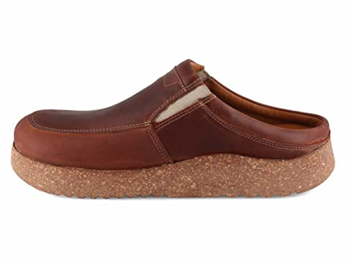 Tuffeln Kommod - Echtlederclogs für Damen und Herren mit weichen Einlagen, braun Gr. 42