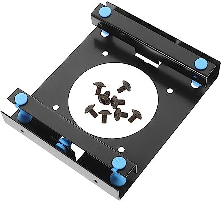 Hemobllo 3.5-inch Hard Drive Mounting Bracket and Hard Drive Tray with Shock Absorption for Internal Ssd/hdd Installation in Computer Desktop Bay