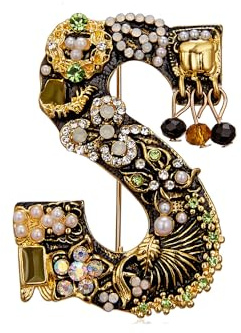 Damen-Brosche, modische Brosche für Mädchen, Party, Mode, feministische Strass-Kristall-Anstecknadel, Zubehör (B)