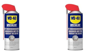 WD-40 Specialist PTFE Trockenschmierspray Smart Straw 400ml | PTFE Spray (Packung mit 2)