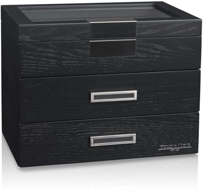 Heisse & Söhne Uhrenbox Monteray 30 - Schwarz