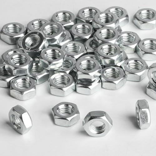 80 Pièces M8 Écrous Hexagonaux, de Blocage, Autobloquants en Acier Inoxydable DIN 934 A2 V2A pour Boulons et Vis Métriques