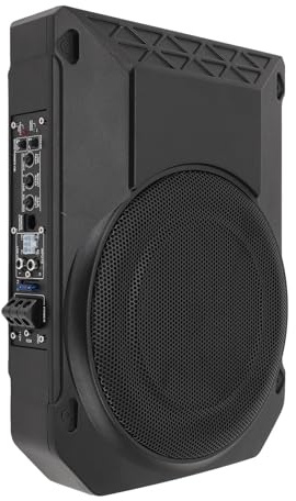 Luocute Subwoofer et amplificateur sous le siège - actif de 10 pouces, 800 W ultra fin, contrôleur de son