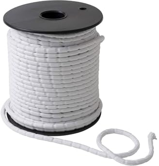 Ruikcoll Cadena de Plomo Resistente para Cortinas, mosquiteras, Tela, 10 m, Cadena de Plomo Fuerte (30 g – 10 m)
