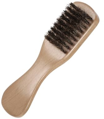 VALICLUD Bartbürste Mit Holzgriff Für Männer Bartpflege Accessoire Praktische Bartreinigungsbürste Langlebig Komfortabel Bartpflege Geschenk