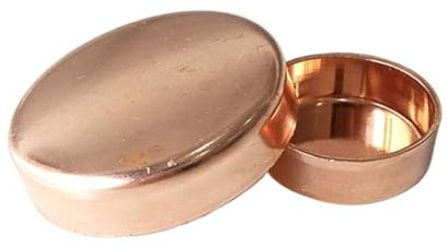 NIOYNJIS Pipeline Hose Connector 3/8 -6 15-159mm ID End Cap 99.9% Copper End Feed Solder Cup Plug Pipe Joint for Air Conditioner