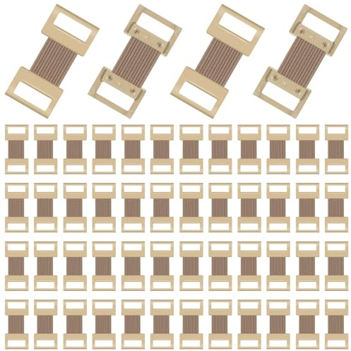 Hemobllo 50 Stück Elastische Aluminium Bandage Clips Stretch Verschlüsse Für Medizinische Verbände Erste Hilfe Und Sport Bandagen