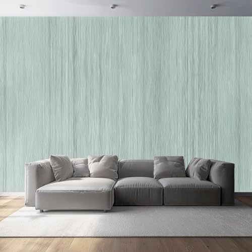 Fotomurales Textura de bambú y madera Papel pintado tejido no tejido decoración Pared decorativos 250 x 175 cm Sala Cuarto Oficina Salón Decoración Casa Azul