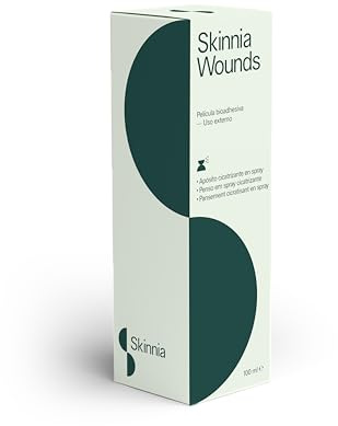 Skinnia Wounds Spray Pansement cicatrisant pour Animaux 100ml | Protège et accélère le Processus de guérison Naturel de la peau chez Chiens, Chats et Chevaux, Transparent