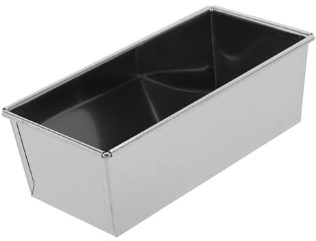 Operitacx Stainless Steel Bread Pan Nonstick Loaf Mold for Baking Toast Bread Baking Moulds Easy to Clean 7.09X3.35X2.36In Silver Kitchen
