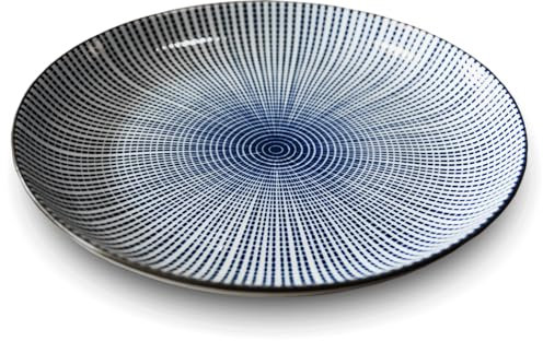 Assiette japonaise Sendan Tokusa en porcelaine, ∅ 21 cm