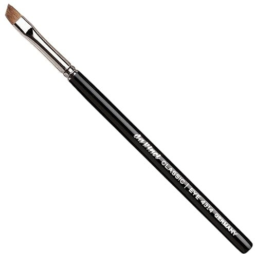 da Vinci, CLASSIC Eyelinerpinsel & Augenbrauenpinsel, Naturhaar, präzise Linien, ideal für Kajal, Eyeliner & Augenbrauenpuder, Handmade in Germany