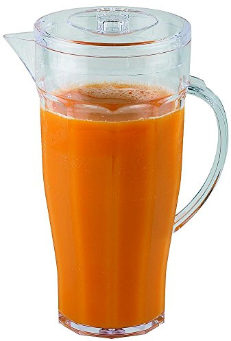 APS 10776 Saft- / Wasserkanne, Ø 14 cm, H: 29 cm, 2,5 Liter, MS, transparent