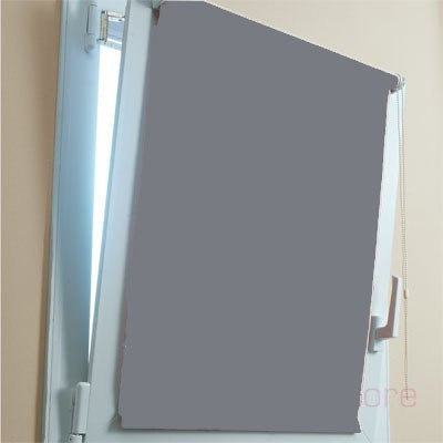 100% Verdunkelungsrollo, mit Aufrollmechanismus, 25x250cm, Weiß, Mit oder Ohne Bohren