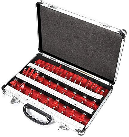 FRESE LEGNO ATTACCO 6MM X PANTOGRAFO DECORAZIONE CORNICI SET KIT 35 FRESA