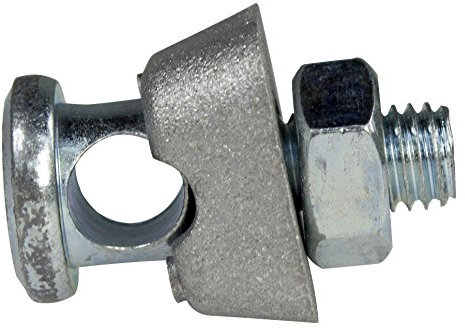 as - Schwabe 20117 Morsetto di terra, morsetto di collegamento per asta di messa a terra/dispersore trasversale