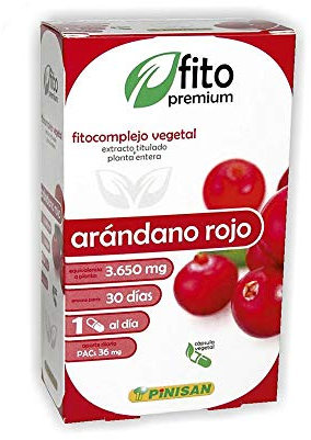 Fitopremium Arandano Rojo 30 Cápsulas - Antioxidante y Salud Urinaria, Pack de 1